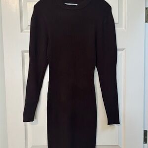 Zara Long-Sleeve Sweater Dress